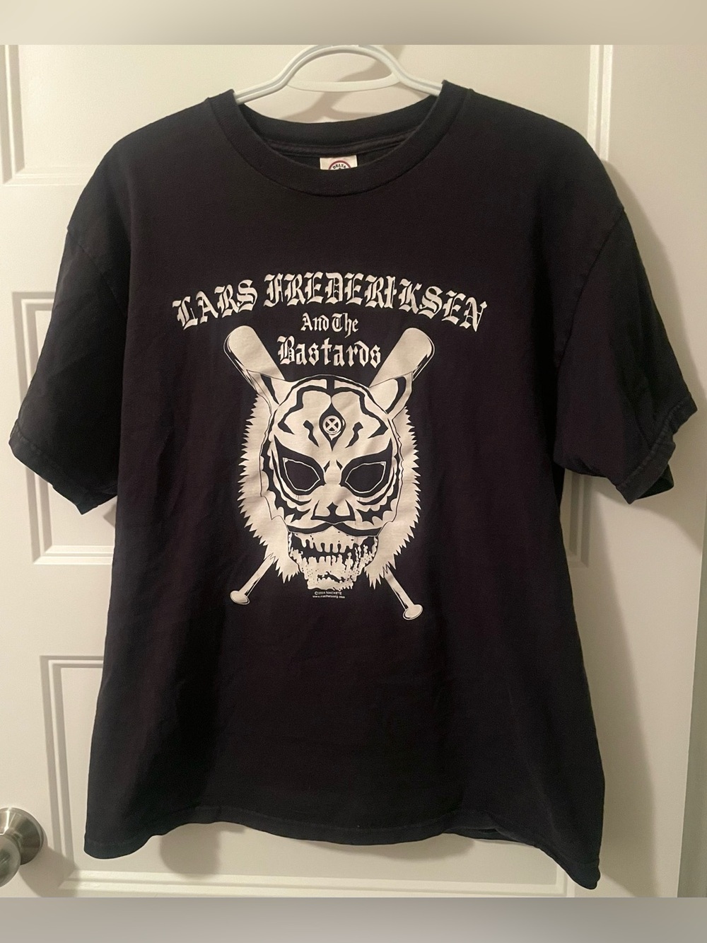 Rare 2004 Lars Frederiksen and The Bastards vintage t-shirt tiger mask